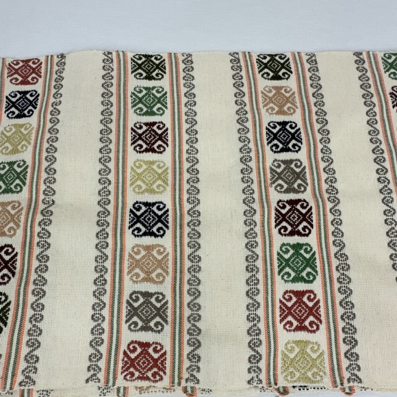 Mexican Southwest Backstrap Loom Table Runner 74 x 14.2” - Picture 10 of 14